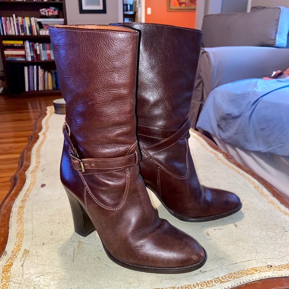 Brown J Crew Boots - Picture 2 of 8